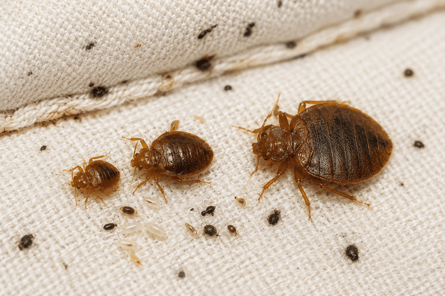 Bed bugs pest identification — Hervey Bay & Fraser Coast