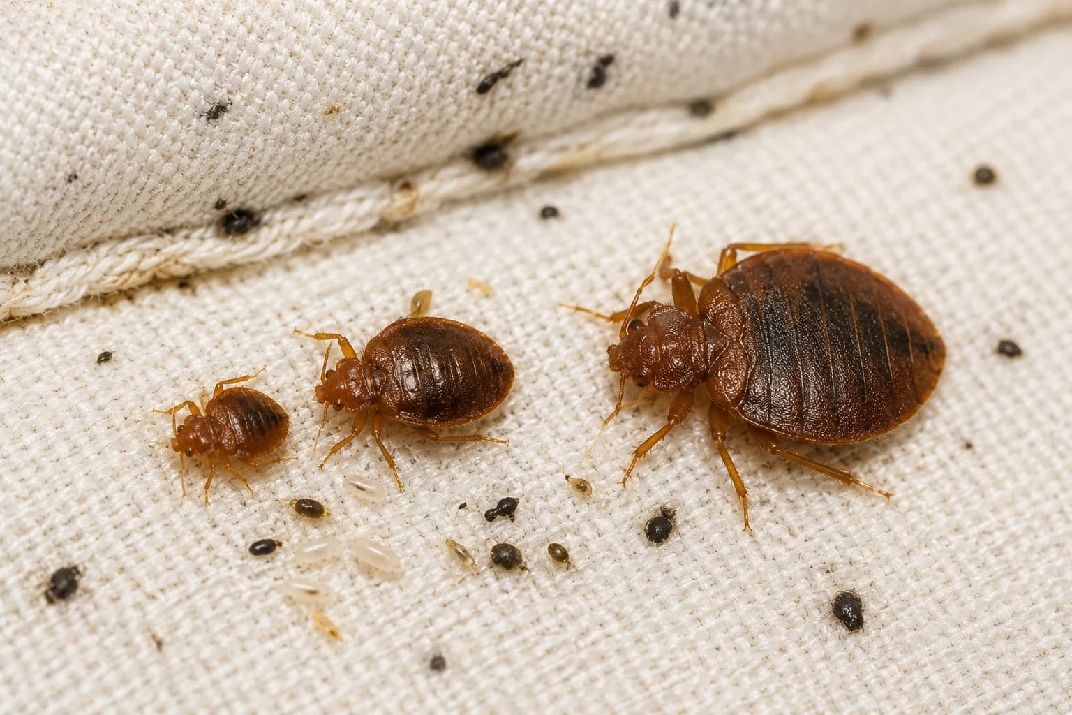 Bed bugs pest identification — Hervey Bay & Fraser Coast