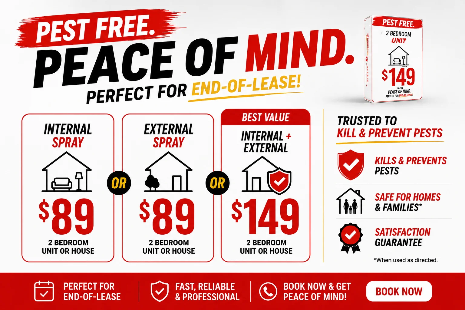 End of Lease Pest Control Special