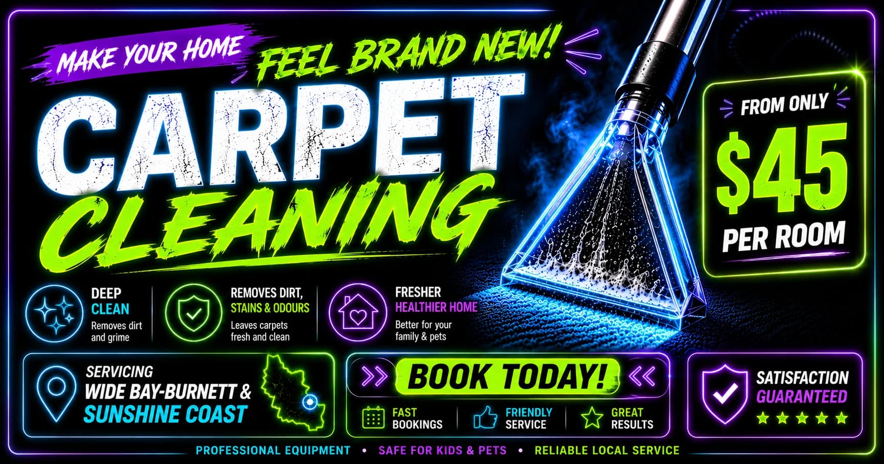 Carpet Cleaning From $45 Per Room